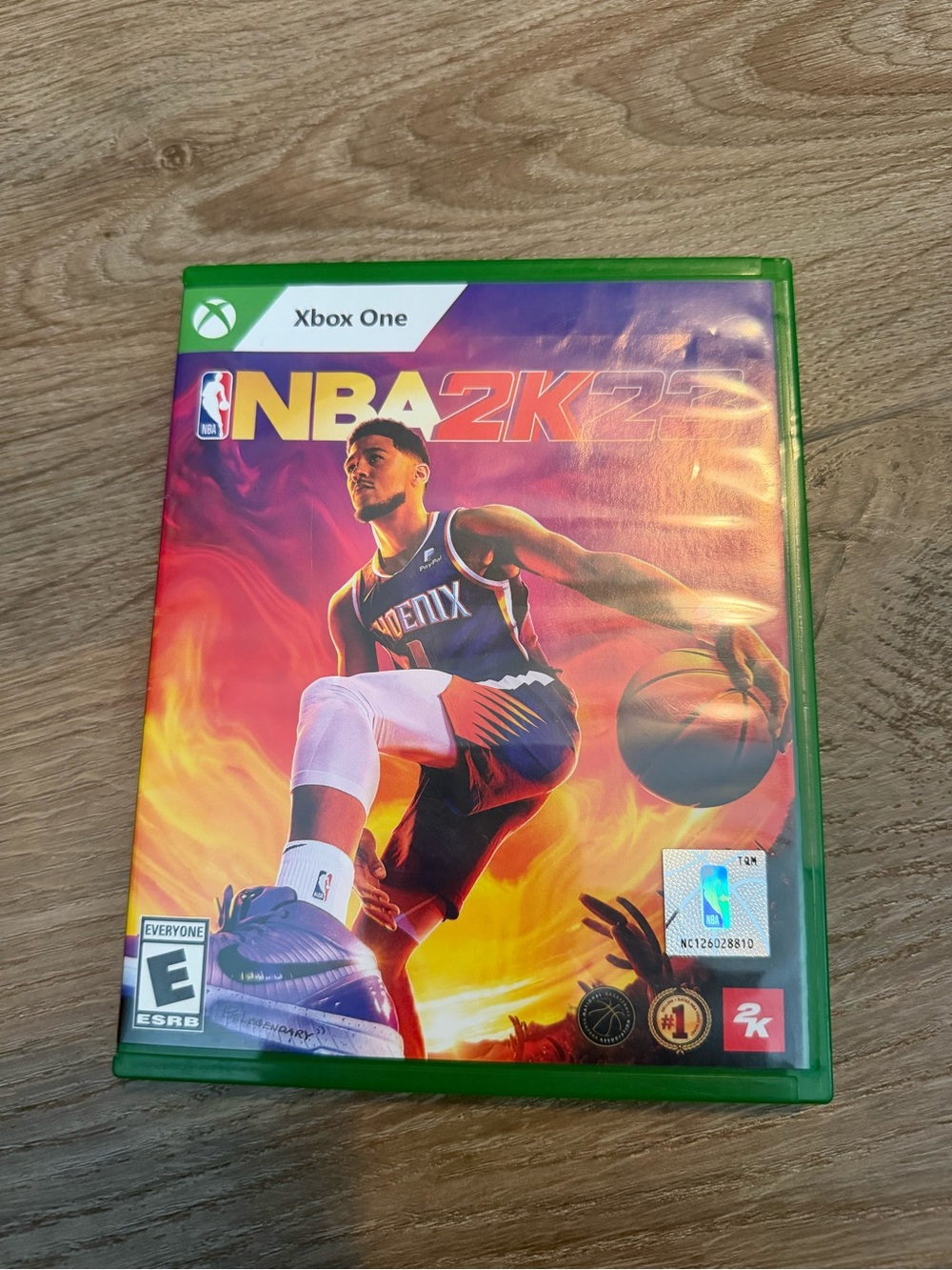 Jordan NBA 2K23 Cover Art - Red Purple Orange